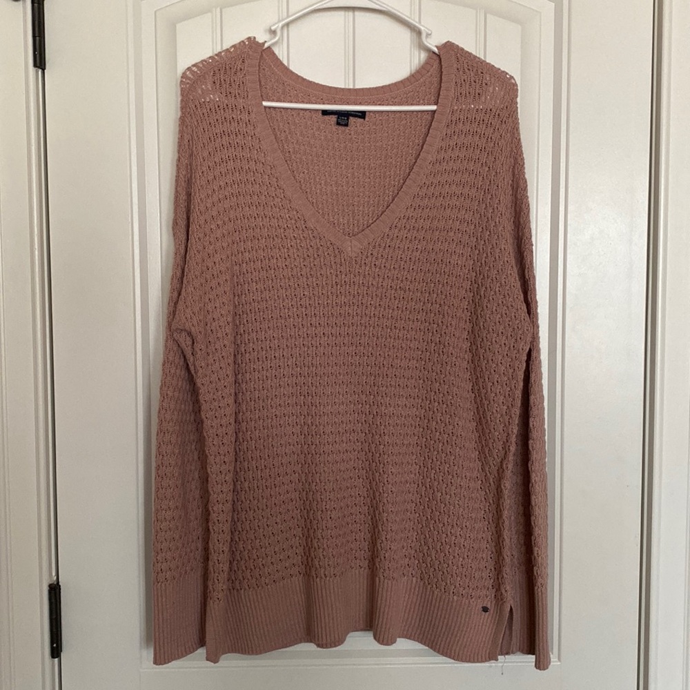 Pink Oversized American Eagle Sweater